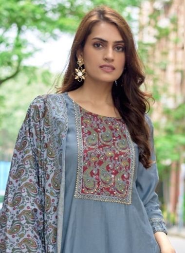 MUSKAAN 2 - Catalog # 60568 (Set of 6 Readymade Salwar Suits) MADE IN INDIA BY MITTOO