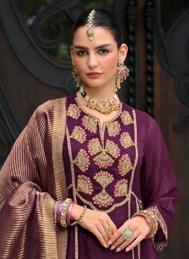 KARWA ANARKALI 2025 EDITION - Catalog # 60575 (Set of 4 Readymade Salwar Suits) MADE IN INDIA BY LILY & LALI
