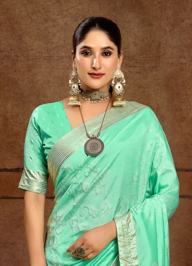TISHNA - Catalog # 60583 (Set of 6 Sarees) MADE IN INDIA BY JAGRAASA