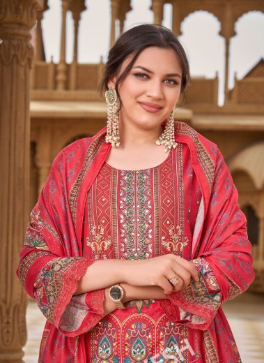 SHIBRA - Catalog # 60593 (Set of 5 Readymade Salwar Suits) MADE IN INDIA BY MEHERIYA
