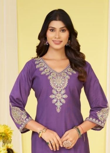 STYAVATI - Catalog # 60596 (Set of 6 Readymade Women's Kurtis / Tops) MADE IN INDIA BY DEE CEE