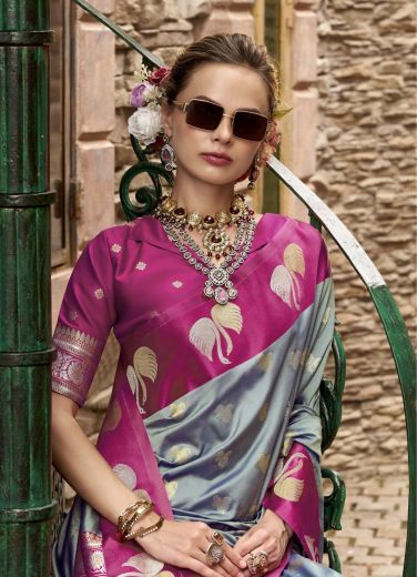 SINDHU GHAT - Catalog # 60617 (Set of 8 Sarees) MADE IN INDIA BY SERENGETI