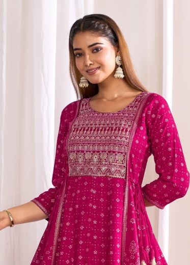 SREELEELA - Catalog # 60625 (Set of 4 Readymade Women's Kurtis / Tops) MADE IN INDIA BY BLUE HILLS