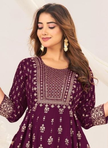 JYOTIKA - Catalog # 60650 (Set of 4 Readymade Women's Kurtis / Tops) MADE IN INDIA BY BLUE HILLS