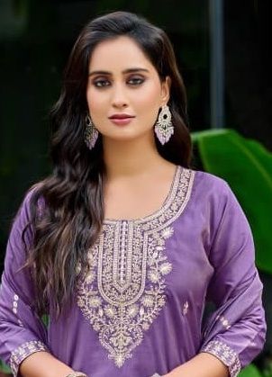 MISHU 3 - Catalog # 60662 (Set of 6 Readymade Salwar Suits) MADE IN INDIA BY OSSM