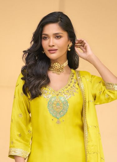SAFAR - Catalog # 61028 (Set of 3 Readymade Salwar Suits) MADE IN INDIA BY SAYURI DESIGNER