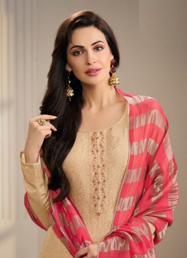 SHIRINA - Catalog # 61034 (Set of 4 Semi-Stitched / Un-Stitched Suits) MADE IN INDIA BY VINAY FASHION LLP