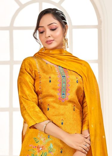 DIWALI SPECIAL GHARARA BOTTOM P20 - Catalog # 61048 (Set of 4 SIZE-SETS [Readymade Salwar Suits]) MADE IN INDIA BY AABHARAN