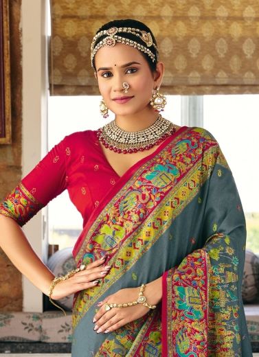 PRANALI SILK 2 - Catalog # 61052 (Set of 9 Sarees) MADE IN INDIA BY SHUBH SHREE CREATIONS