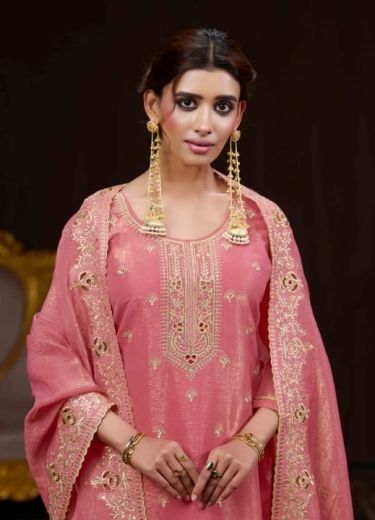 DALI SOLO COLOR - Catalog # 61057 (Set of 2 Semi-Stitched / Un-Stitched Suits) MADE IN INDIA BY FOUR DOTS