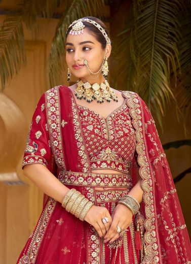 WEDDING BRIDE 3 - Catalog # 61060 (Set of 5 Readymade Lehengas) MADE IN INDIA BY ANANTESH LIFESTYLE
