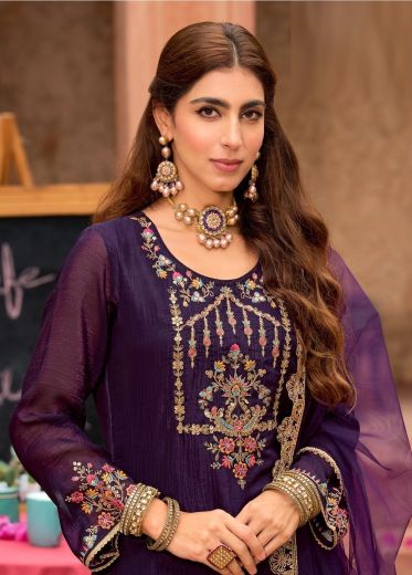 ROMANIA - Catalog # 61061 (Set of 4 Readymade Salwar Suits) MADE IN INDIA BY LILY & LALI
