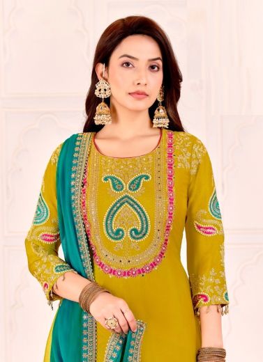 LUBHANI - Catalog # 61062 (Set of 4 Readymade Salwar Suits) MADE IN INDIA BY GULZAR COUTURE