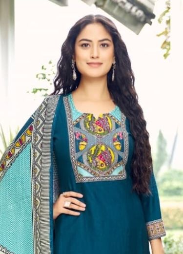 BANZARA - Catalog # 61078 (Set of 6 Readymade Salwar Suits) MADE IN INDIA BY WOODEE AHMEDABAD