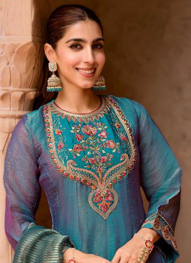 VAANI - Catalog # 61083 (Set of 4 Readymade Salwar Suits) MADE IN INDIA BY Lily & Lali