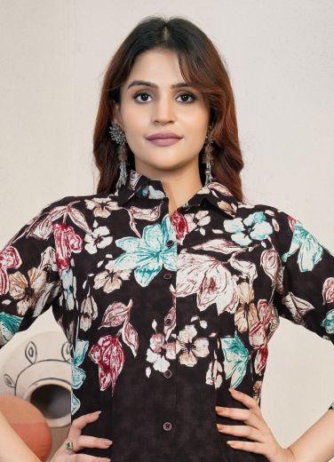 CO-ORD SETS 129 - Catalog # 61091 (Set of 5 Tops With Bottoms) MADE IN INDIA BY AABHARAN