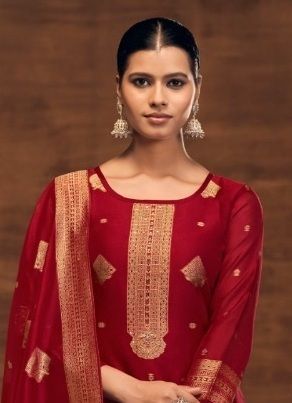KALAA - Catalog # 61097 (Set of 4 Semi-Stitched / Un-Stitched Suits) MADE IN INDIA BY FOUR DOTS