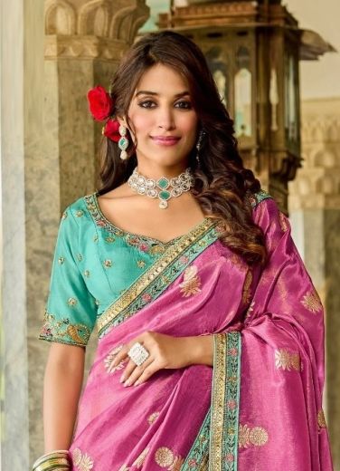 KUMKUM 5 - Catalog # 61105 (Set of 5 Sarees) MADE IN INDIA BY SHISHA