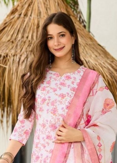 COTTON SERIES 641 - Catalog # 61109 (Set of 2 Readymade Salwar Suits) MADE IN INDIA BY MEHERIYA
