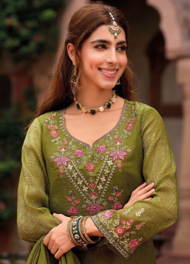 LASHKARA - Catalog # 61118 (Set of 4 Readymade Salwar Suits) MADE IN INDIA BY LILY & LALI