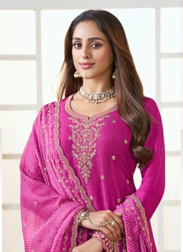 BHAVYA - Catalog # 61121 (Set of 4 Semi-Stitched / Un-Stitched Suits) MADE IN INDIA BY VINAY FASHION LLP