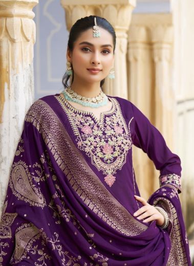 KALISHKA 3 - Catalog # 61133 (Set of 4 Readymade Salwar Suits) MADE IN INDIA BY KARISSA