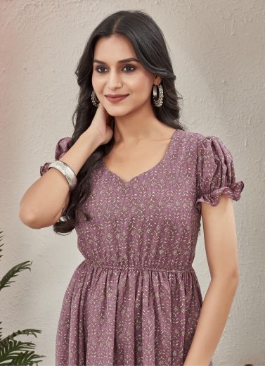 STYLI - Catalog # 61134 (Set of 2 Readymade Women's Kurtis / Tops) MADE IN INDIA BY CHANSI TRENDZ