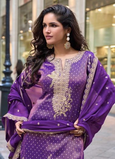 SWATI - Catalog # 61142 (Set of 4 Readymade Salwar Suits) MADE IN INDIA BY SAYURI DESIGNER