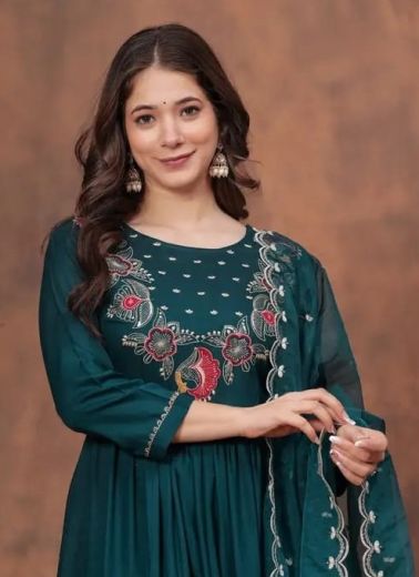 JANNI - Catalog # 61188 (Set of 2 Readymade Salwar Suits) MADE IN INDIA BY DESI MUSE