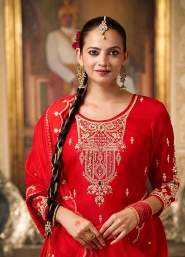 CHANDANI - Catalog # 61206 (Set of 4 Readymade Salwar Suits) MADE IN INDIA BY RANGOON
