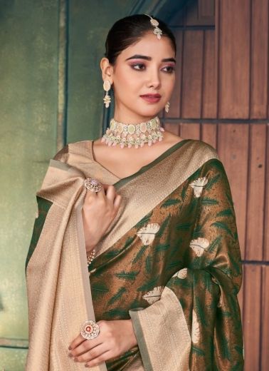SAKHI SILK - Catalog # 61217 (Set of 4 Sarees) MADE IN INDIA BY GOBUNI