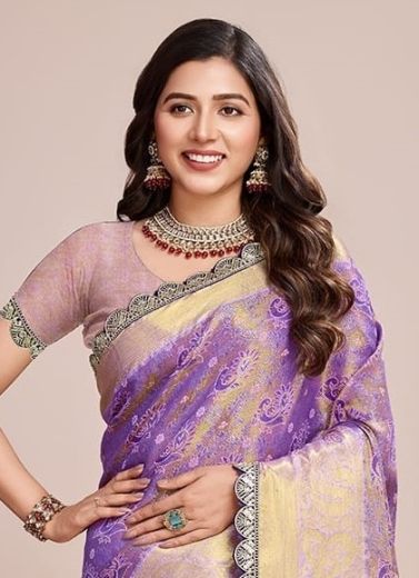 AARADHYA 1 - Catalog # 61232 (Set of 3 Sarees) by Desi Muse [Made in India]