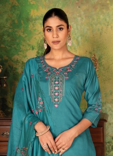 MUSKAAN - Catalog # 61247 (Set of 2 Readymade Salwar Suits) by Aabharan [Made in India]