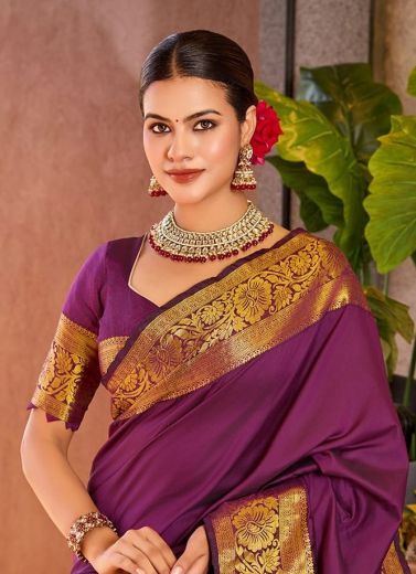 ADYA - Catalog # 61248 (Set of 4 Sarees) by Meheriya [Made in India]