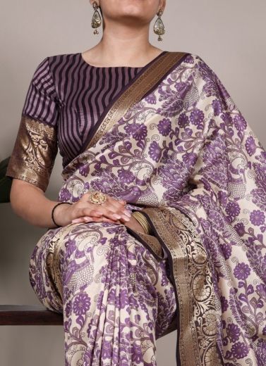 SERIES 5070 - Catalog # 61252 (Set of 4 Sarees) by Aabharan [Made in India]