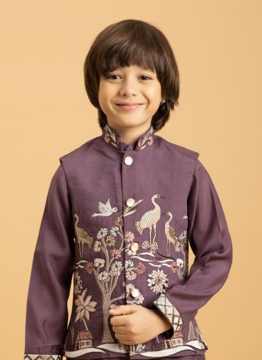 MINI KIDS WEAR - Catalog # 61273 (Set of 6 Men's Ethnic Wear) by Desi Muse