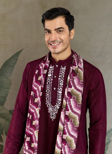 ETHNIC ELEVATED - Catalog # 61274 (Set of 4 Men's Ethnic Wear) by Desi Muse