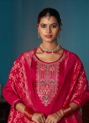 THRIDHA - Catalog # 61280 (Set of 4 Semi-Stitched / Un-Stitched Suits) by Four Dots