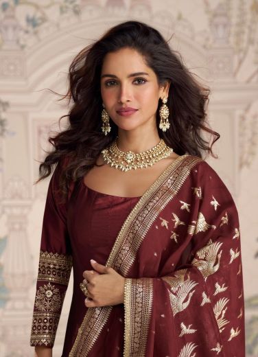 ROSHNI - Catalog # 61286 (Set of 3 Readymade Gowns) by Sayuri Designer