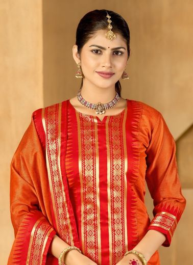 SILK AFFAIR - Catalog # 61291 (Set of 7 Readymade Women's Kurtis / Tops) by Desi Muse