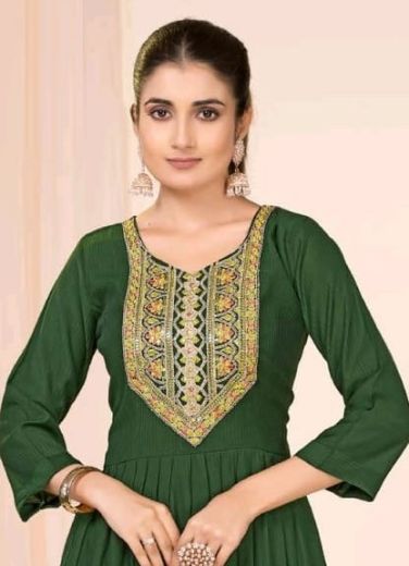 AVIKA - Catalog # 61326 (Set of 6 Readymade Women's Kurtis / Tops) by Dee Cee