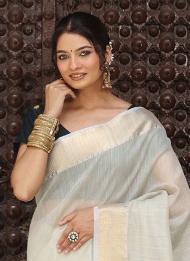 PRAGUE 2 - Catalog # 61365 (Set of 5 Sarees) by Desi Muse