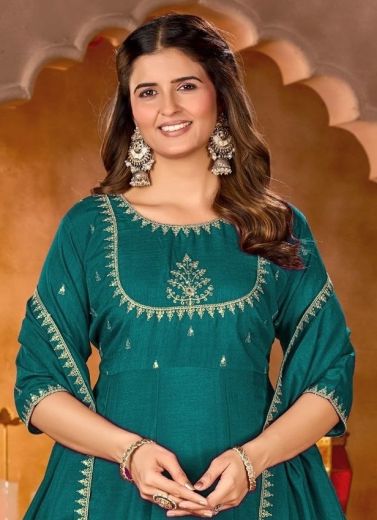 SERIES 3361-3354 - Catalog # 61377 (Set of 4 SIZE-SETS [Readymade Salwar Suits]) by Ladies Flavour