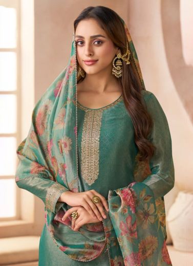 KANCHI 2 - Catalog # 61381 (Set of 4 Semi-Stitched / Un-Stitched Suits) by Vinay Fashion LLP