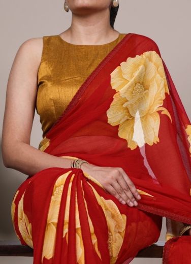 FLORAL SERIES  - Catalog # 61384 (Set of 4 Sarees) by Aabharan