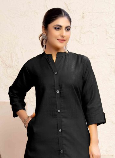 NEER 1 - Catalog # 61385 (Set of 5 Readymade Women's Kurtis / Tops) by Serengeti