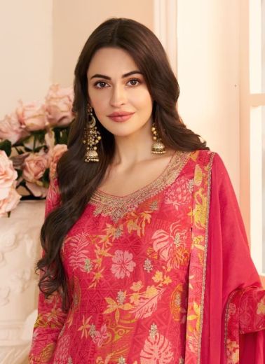ROOP - Catalog # 61391 (Set of 4 Semi-Stitched / Un-Stitched Suits) by Vinay Fashion LLP