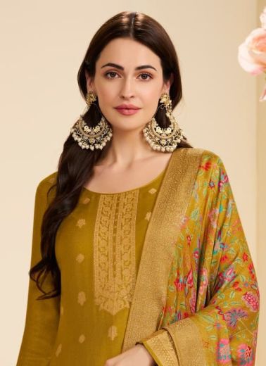 ANANTA 3 - Catalog # 61392 (Set of 6 Semi-Stitched / Un-Stitched Suits) by Vinay Fashion LLP