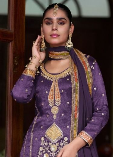 TAIYBA 1 - Catalog # 62006 (Set of 3 Readymade Salwar Suits) by Gulkayra Designer