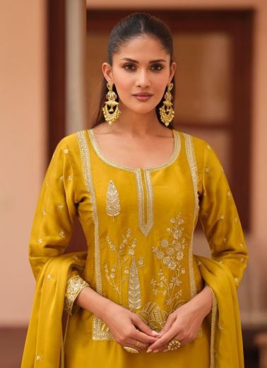 MOHINI - Catalog # 62021 (Set of 3 Readymade Salwar Suits) by Aashirwad